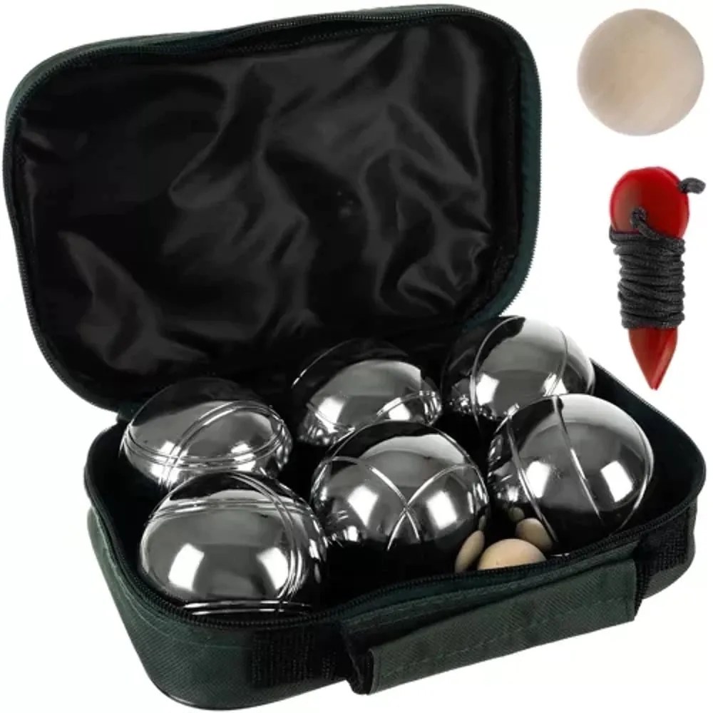 Kovové petanque gule 6 ks, Kruzzel 23440