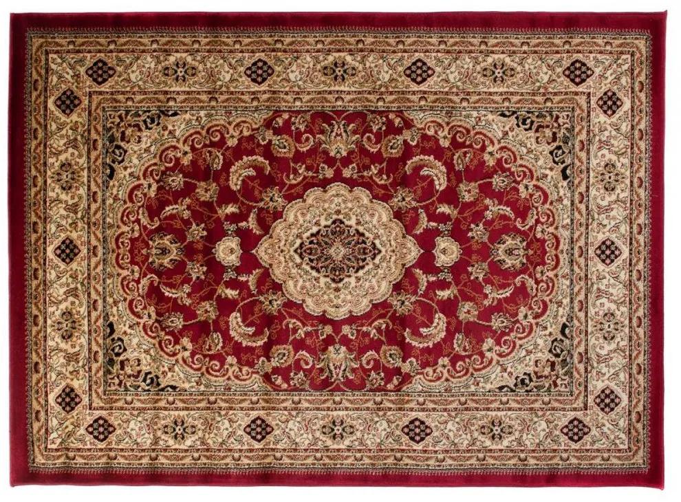 Kusový koberec klasický vzor 8 červený 250x350cm
