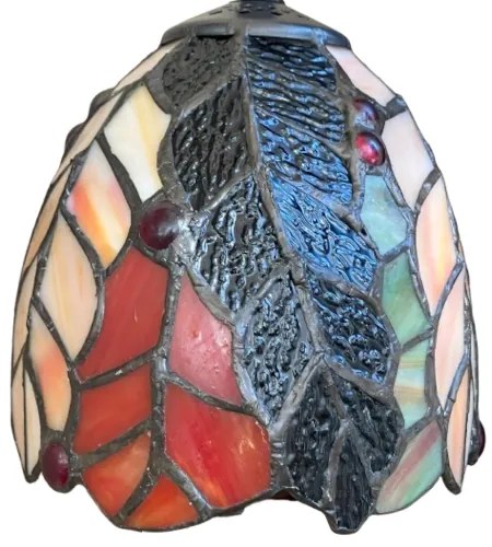 Dekoratívna lampa Tiffany z kolekcie FLORA 12*30 1*E14