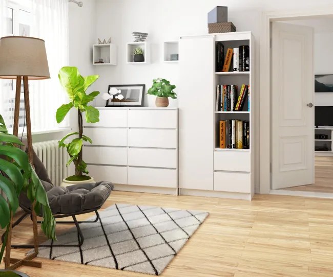 Regál R11 R80 1D 2SZ CLP biely