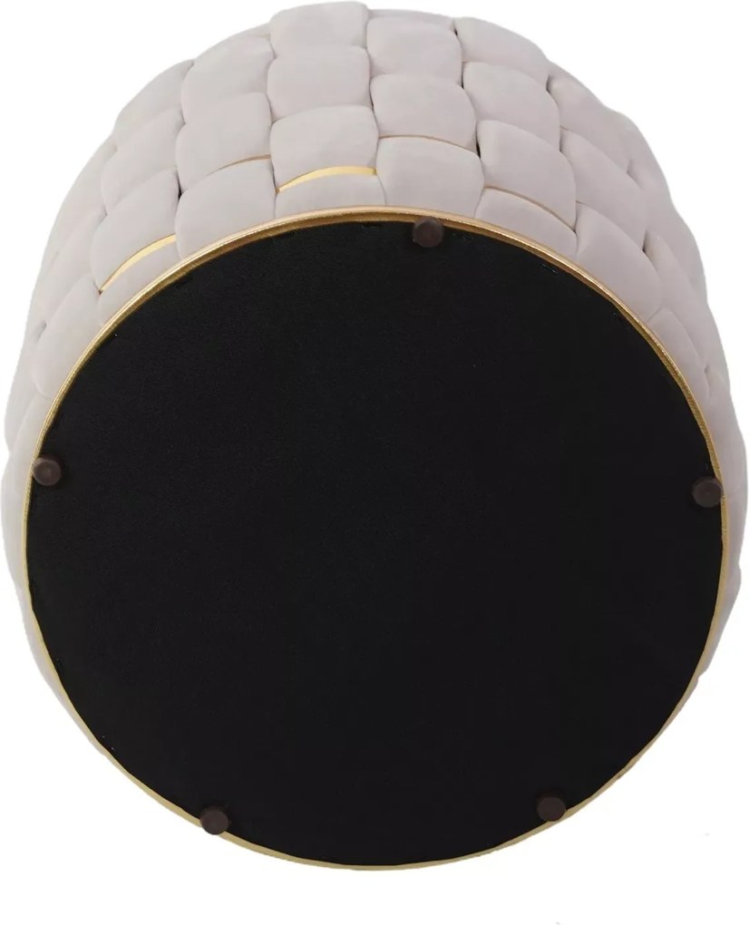 SI Tiara Velvet taburetka svetlo béžová