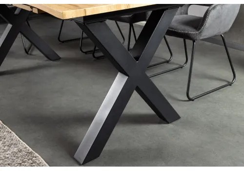 Rozkladací jedálenský stôl 45079 180/220x90cm Divoký dub fólia  - Komfort-nábytok