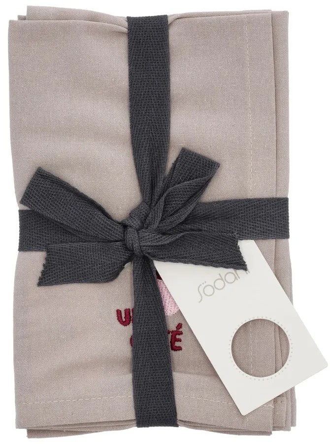 Textilné obrúsky v súprave 2 ks 40x40 cm Bistro – Södahl