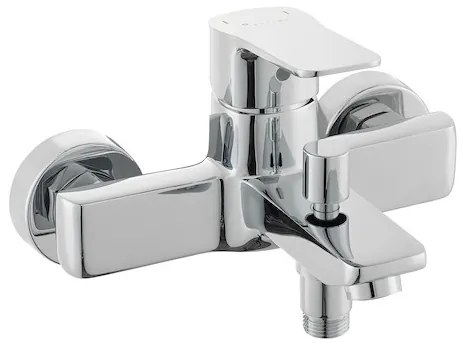 Vaňová batéria SAT Cube Way bez sprchového setu 150 mm chróm CU222