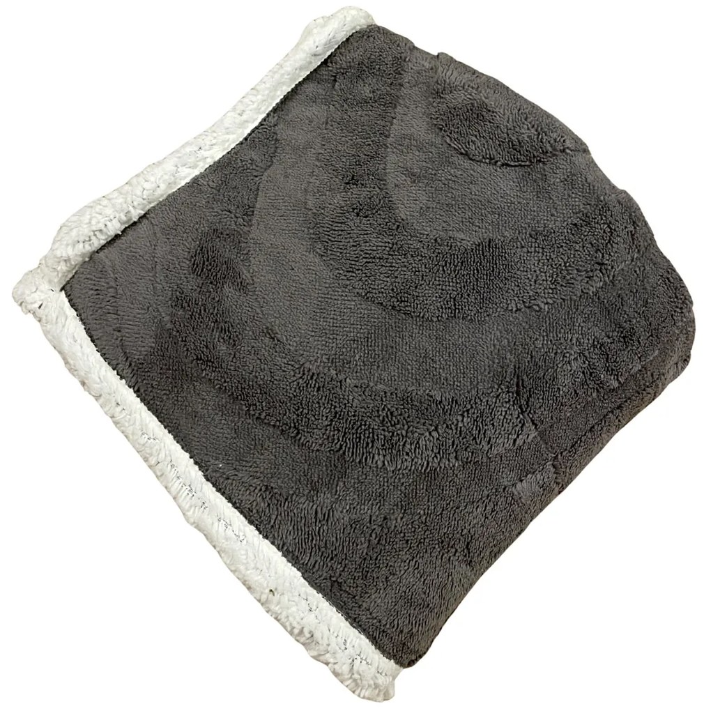 Deka luxury baranková z mikroplyšu tmavo sivá 200x230cm TiaHome