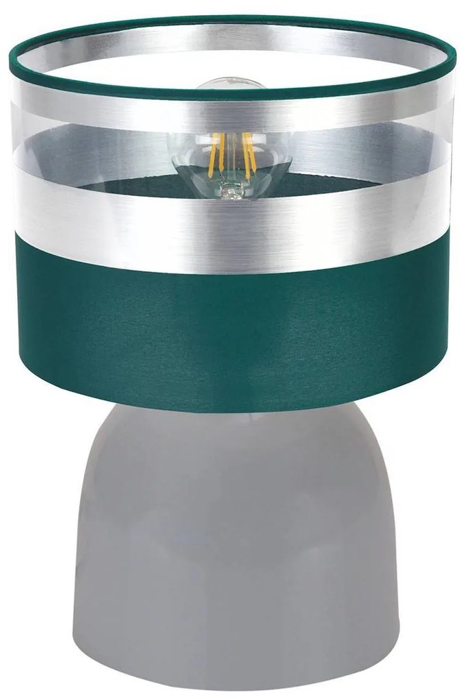 Stolná lampa Intense Chrome, 1x textilné tienidlo (výber zo 6 farieb), (výber z 3 farieb konštrukcie)