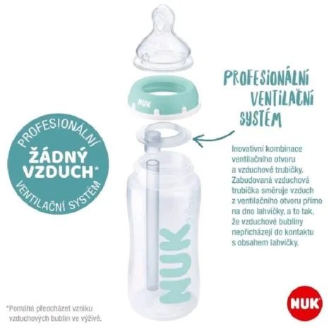 NUK Dojčenská fľaša NUK FC Anti-colic s kontrolou teploty 300 ml UNI