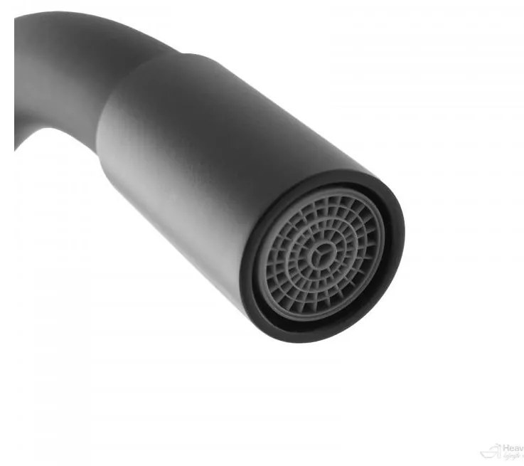 Gamma Flex 2000, stojanková drezová batéria s flexibilným ramenom, čierna matná, GMA-BFX-2000BK