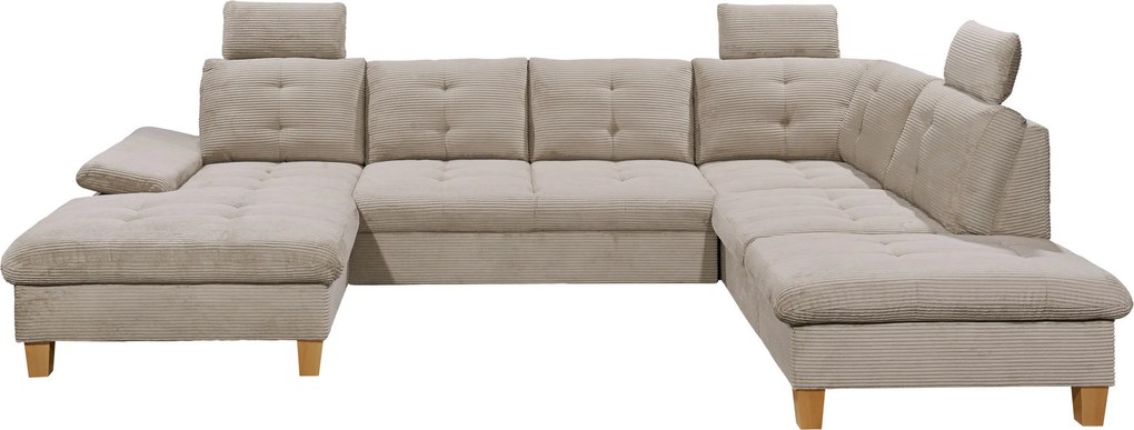 XXXLutz SEDACIA SÚPRAVA, textil, sivá MID.YOU - Sedačky - 002220054206