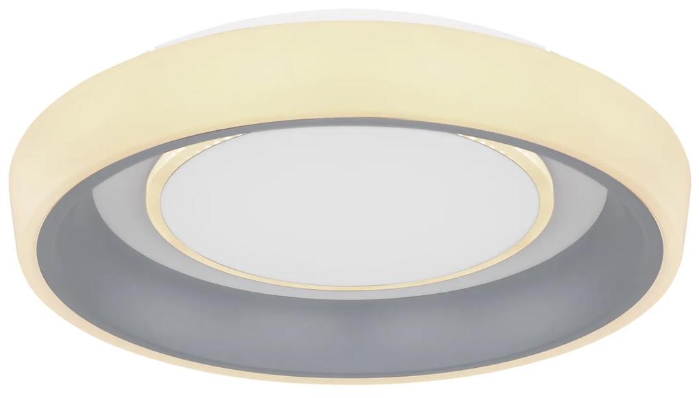 GLOBO Stropné LED prisadené osvetlenie TABANO, 46W, teplá biela-studená biela, 50cm, okrúhle
