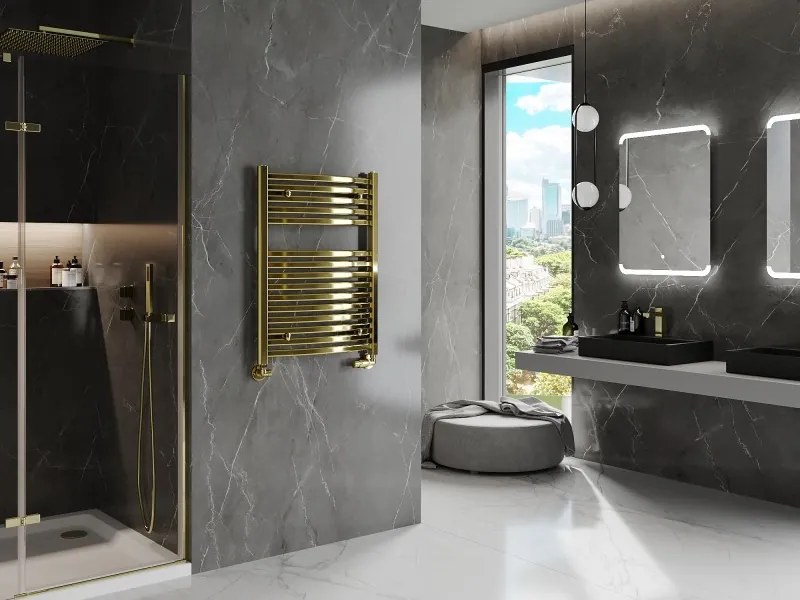 Mexen Helios, vykurovacie teleso 800x600 mm, 355 W, zlatá lesklá, W103-0800-600-00-50