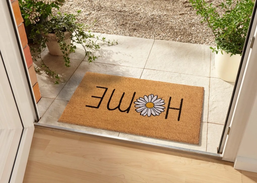 Hanse Home, Rohožka Home 105580 - na von aj na doma, 45x75, hnedá, chodba / predsieň