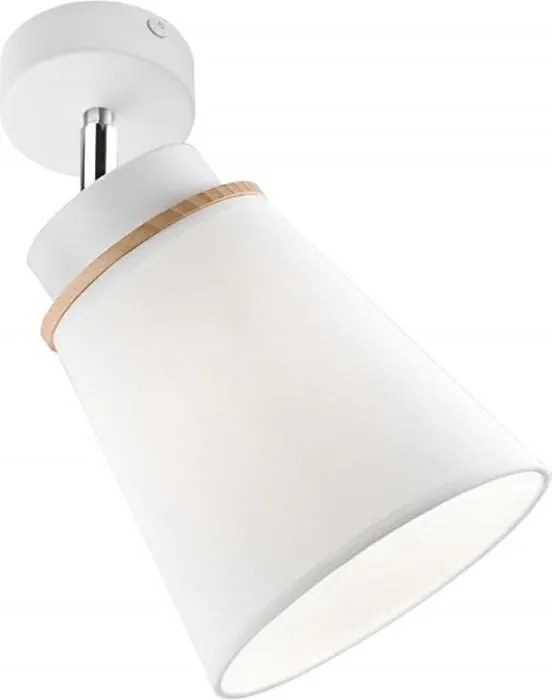 Nástenné bodové svietidlo AGUSTINO 1xE27/60W/230V biela