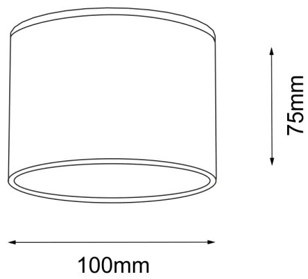 Shilo 7075 - Stropné svietidlo SUWA 1xGX53/15W/230V biela
