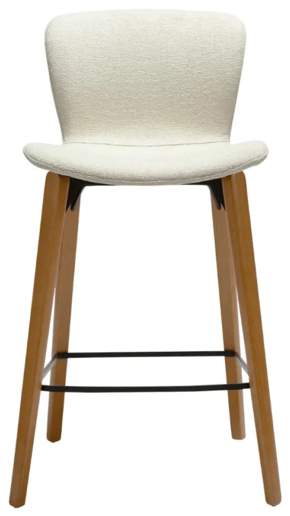 PARAGON ČALÚNENÁ BAROVÁ STOLIČKA white/oak