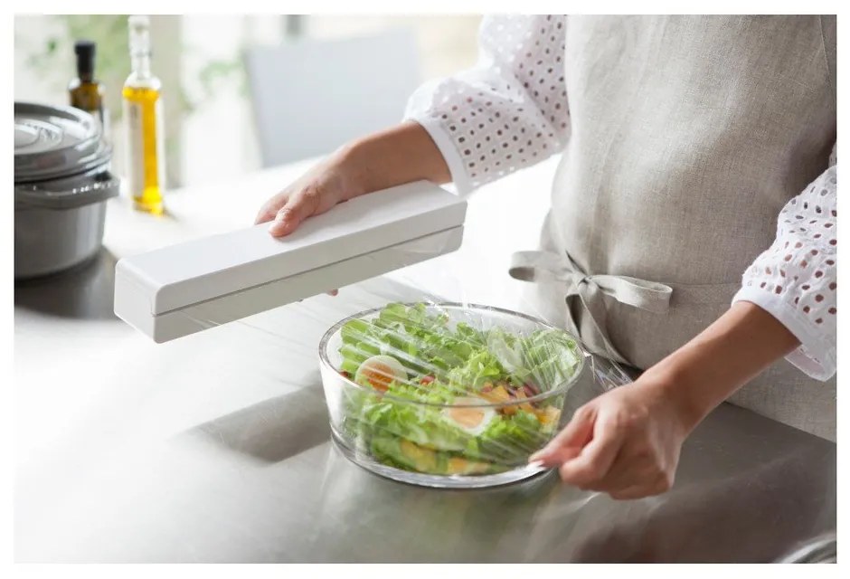 Biely magnetický držiak na kuchynské fólie YAMAZAKI Tower