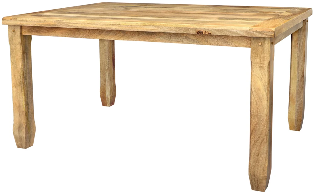 furniture-nabytek.cz - Jedálenský stôl pre 4 osoby z masívneho dreva 140x90x76 mango