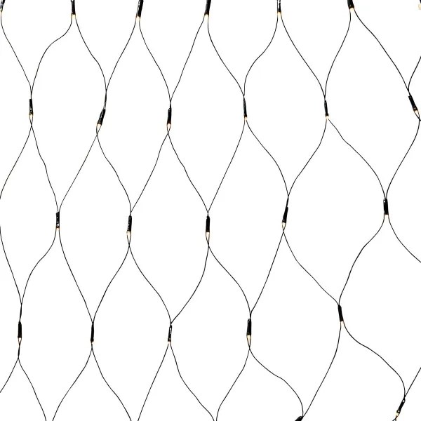 Nedis CLLN160 - LED Vianočný záves 160xLED/7 funkcií 5m IP44 teplá biela