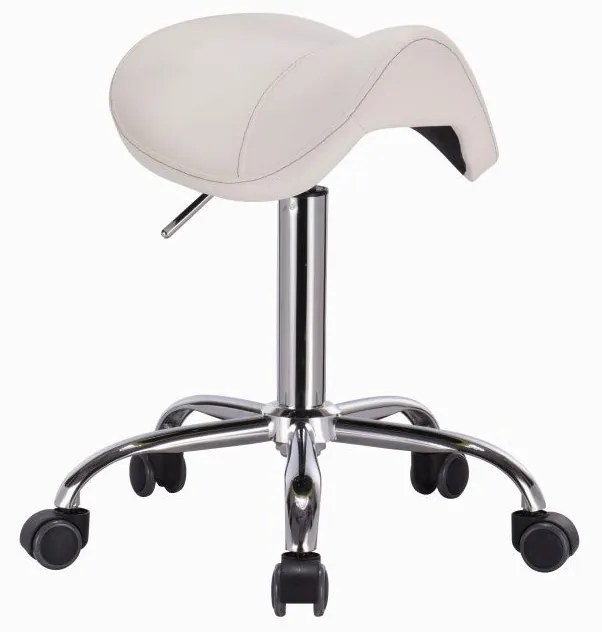 LuxuryForm DESIGN Kozmetický taburet BULL - biely