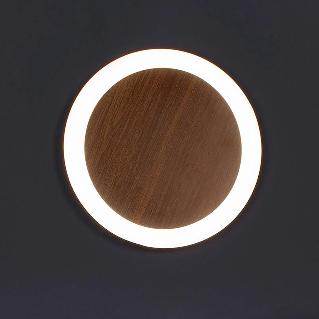 LED svetlo Morton 3-step-dim vzhľad dreva 30 cm