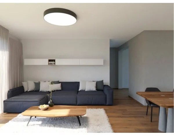 LED2 - LED Stropné svietidlo MONO LED/60W/230V 3000/4000K čierna