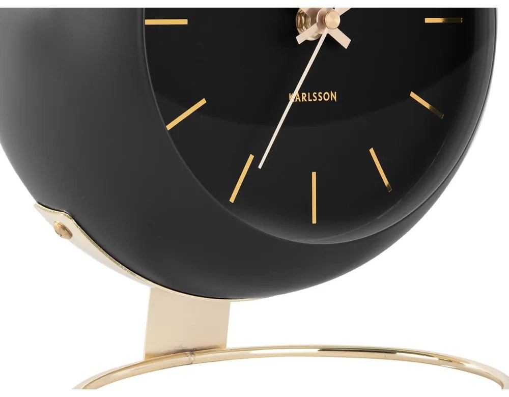 Stolové hodiny ø 21 cm Globe – Karlsson