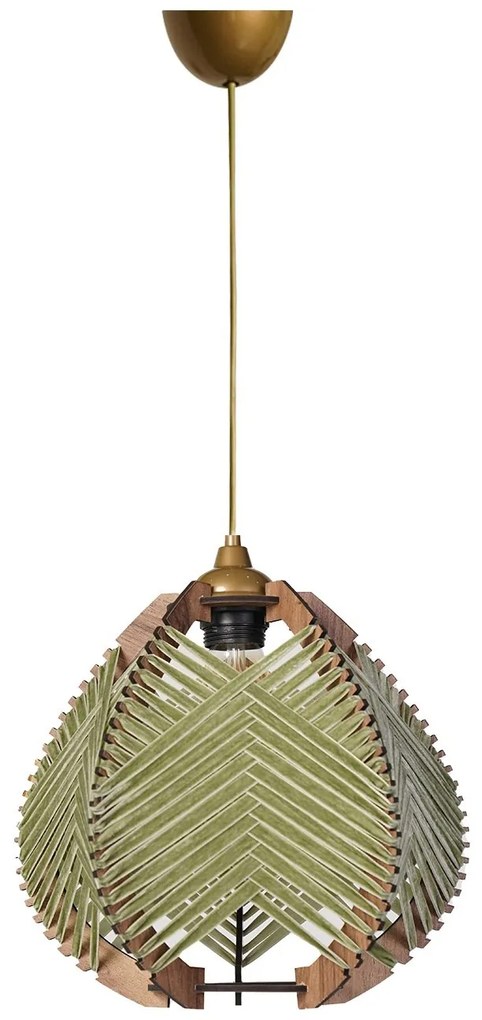 Závěsný lustr YL225 světle zelený