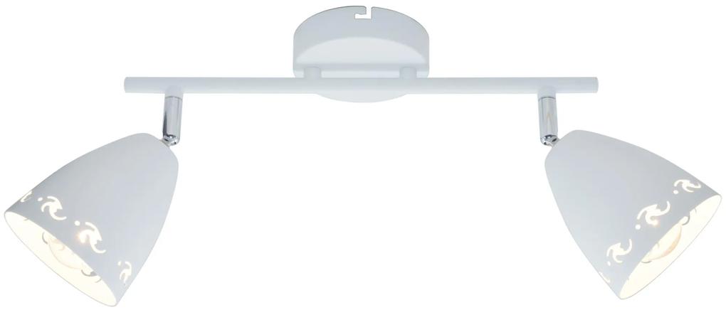 CLX Moderné bodové nástenné/stropné svietidlo CESARE, biele