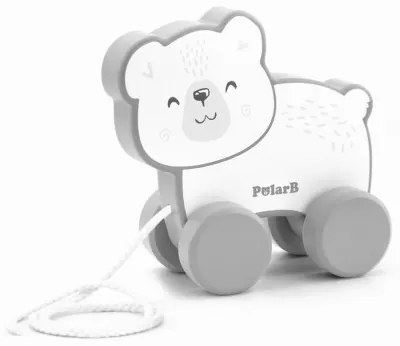 Ťahacia súprava a pyramída Viga 44227 PolarB - medvedík