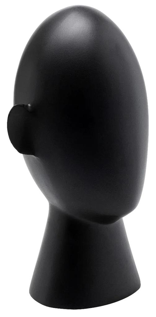 Abstract Face dekorácia čierna 34 cm