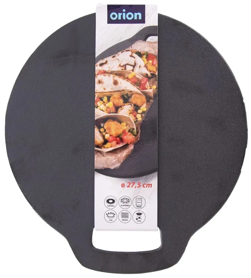 Okrúhly grilovací plát ø 27,5 cm LITINA – Orion