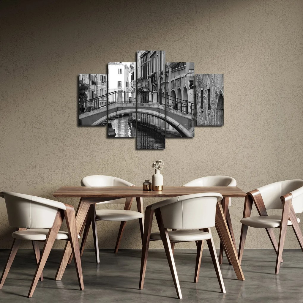 Obraz - Pohľad na Benátky (150x105 cm)
