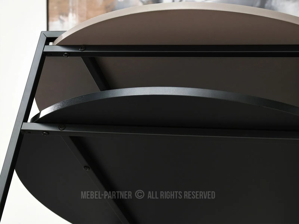 Konferenčný stolík Dario (béžová + čierna). Akcia -13%. Vlastná spoľahlivá doprava až k Vám domov. 1111596