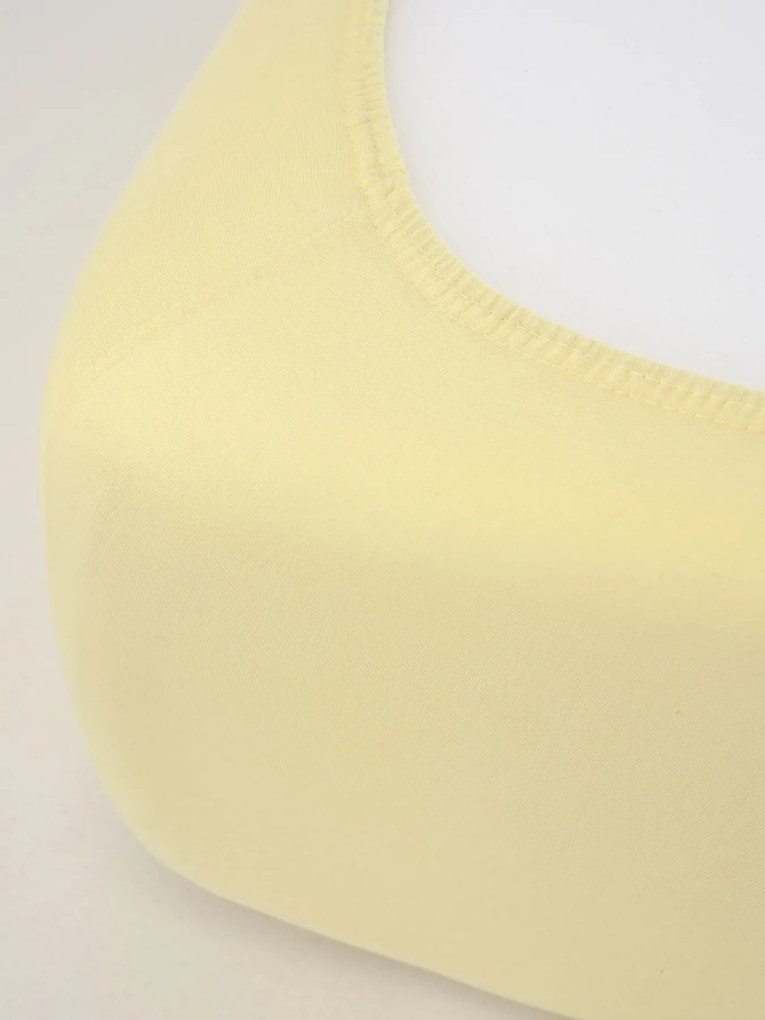 Jersey plachta Classic 90 x 200 cm – pastelovo žltá