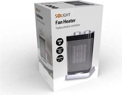 Teplovzdušný ventilátor Solight KP14 - 1500 W