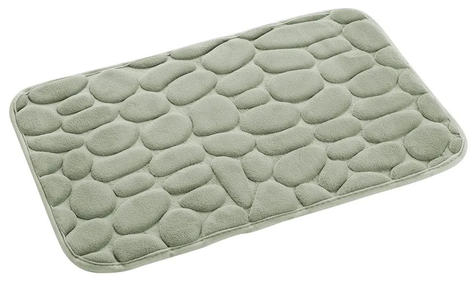 Zelená kúpeľňová predložka 50x80 cm Ricochet – douceur d'intérieur