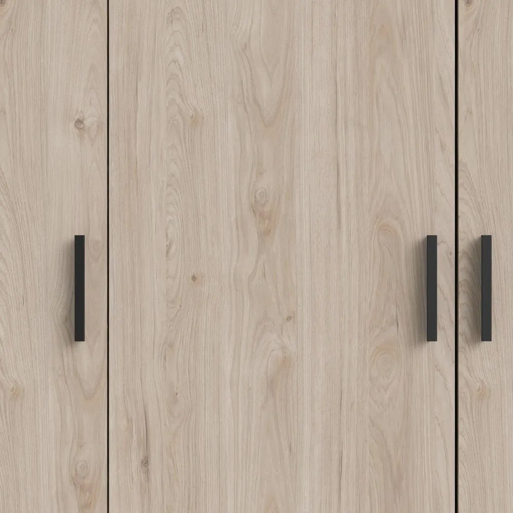 Šatníková skriňa v dekore duba v prírodnej farbe 196x200 cm Sprint – Tvilum