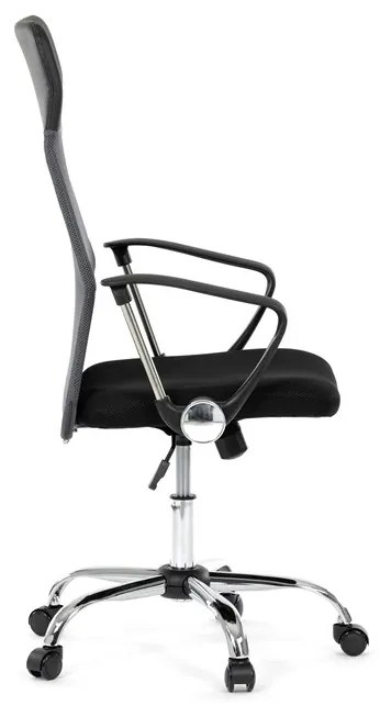 Autronic BONTEC Kancelárska stolička, hojdací mechanizmus, šedá sieťovina, KA-E305 GREY Farba: Šedá