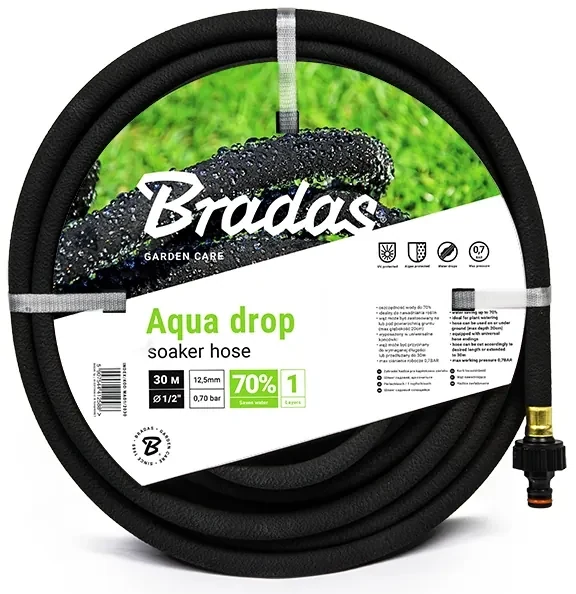 BRADAS Zahradní zavlažovací hadice AQUA DROP 1/2 - 25 m