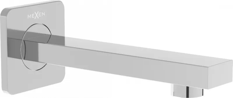 Mexen Cube nástenná vaňová batéria, chróm - 79370-00
