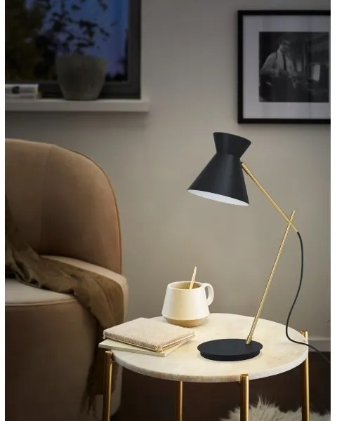 Eglo 98864 - Stolná lampa AMEZAGA 1xE27/10W/230V