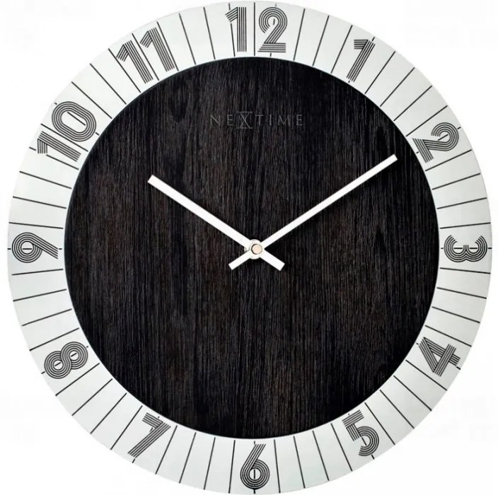 Designové nástěnné hodiny 3198zi Nextime Flare 35cm