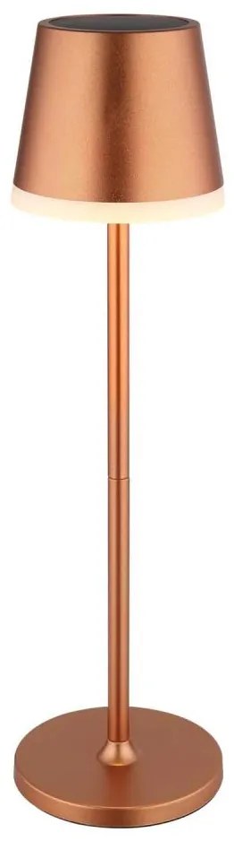 Globo 36637RM - LED Solárne svietidlo LED/0,6W/3V 3000K IP44 medená