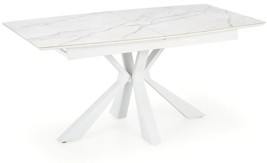 Jedálenský rozkladací stôl Vivaldi 160/200 cm biely