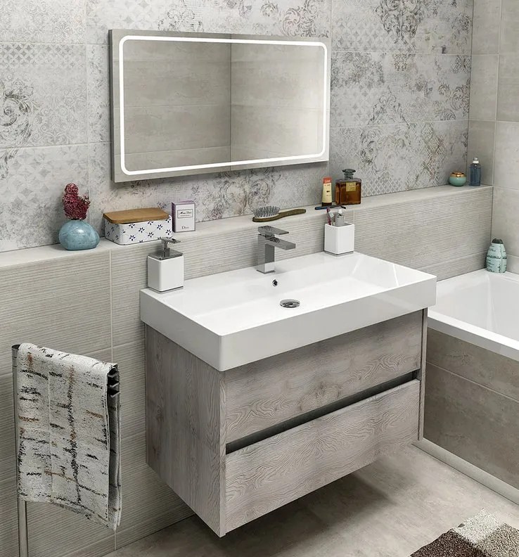 Sapho Sapho, KARE 60 keramické umývadlo nábytkové 60x46cm, biela, 17060