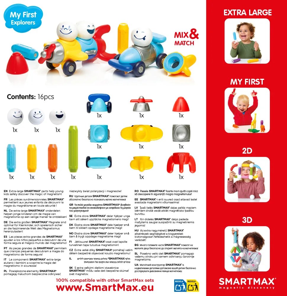 SmartMax - Moji prví dobrodruhovia - 16 ks