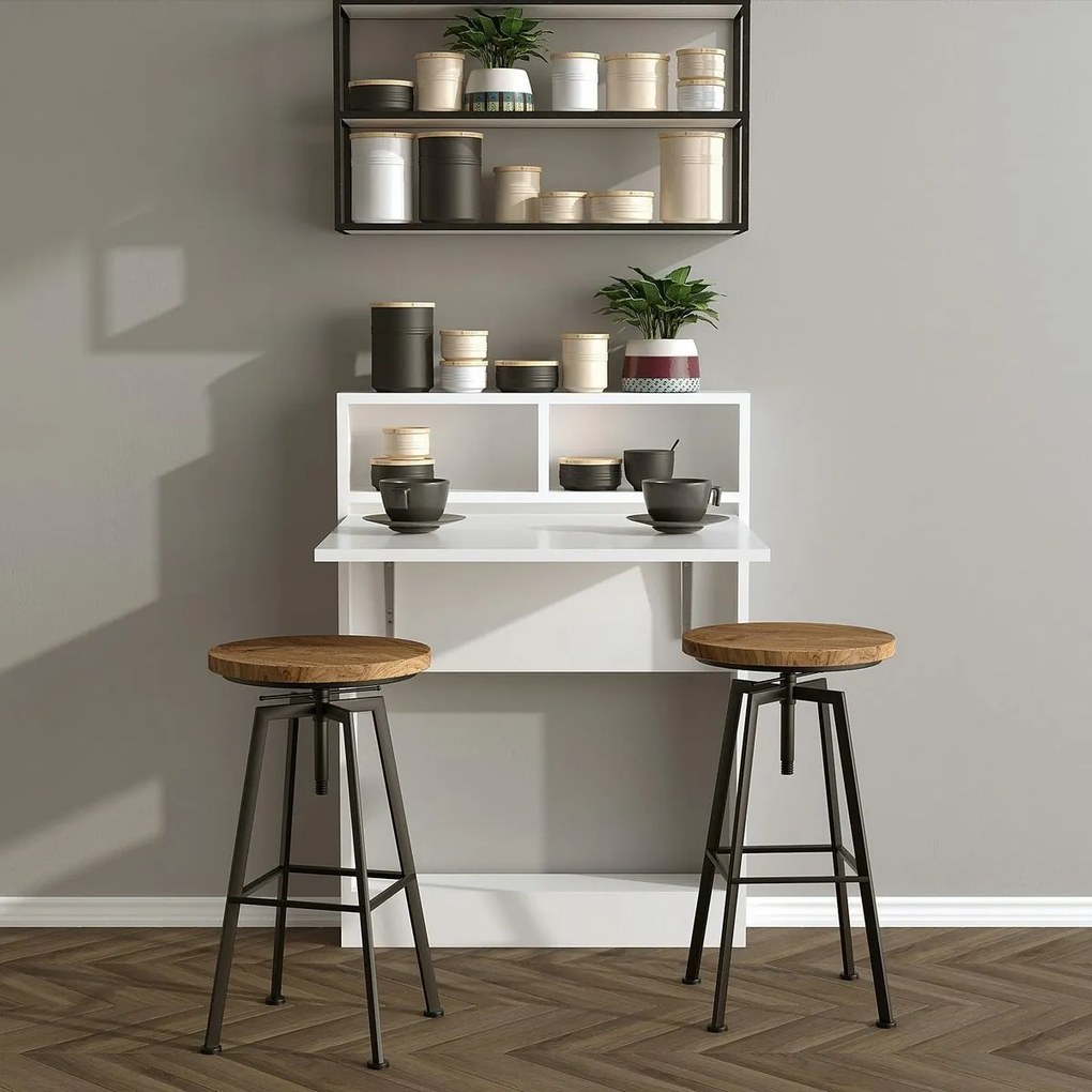 Skladací jedálenský stôl Patara White