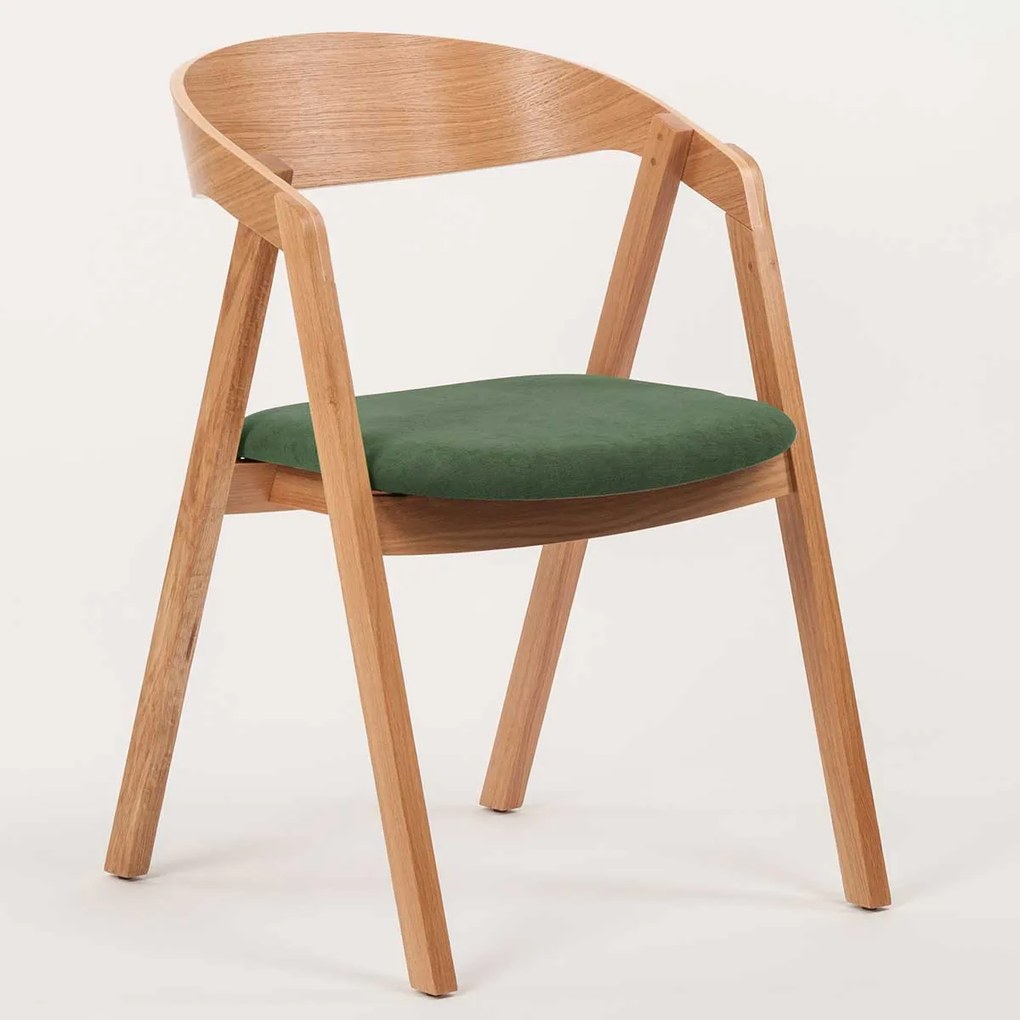 Stima dubová stolička GURU s čalúneným sedadlom Vyberte látku ->: LUX Terracotta 10