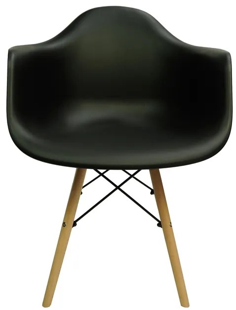 AKCIA Čierne jedálenské kreslo LIZBONA II. akosť