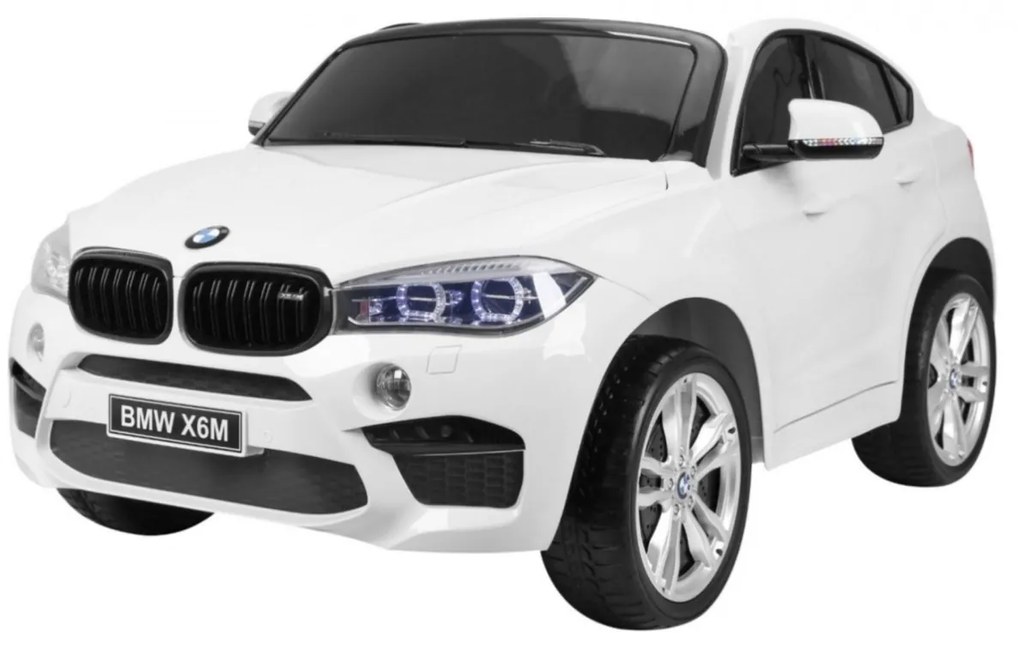 Elektrické autíčko BMW X6 M-Paket - 2 osoby XXL | biele